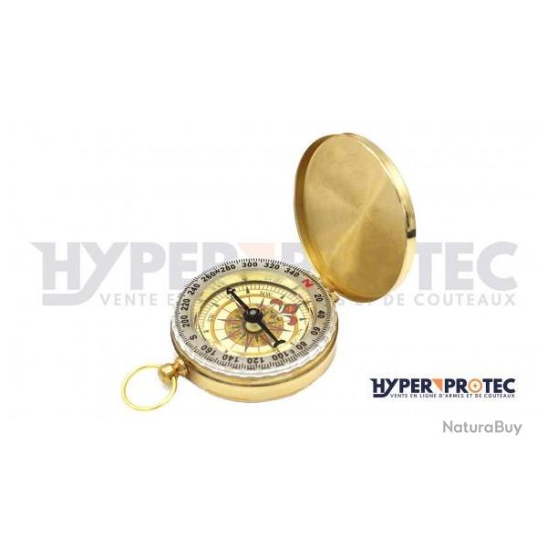 Boussole Dore Fleur De Lys