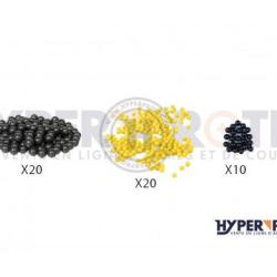 Pack de munitions découvertes calibre 0.68