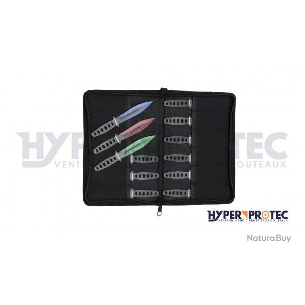 Set de 12 Kunais Haller lame color�e