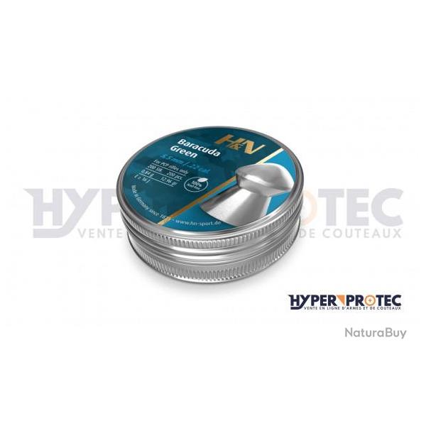Plomb 5.5 mm H&N Baracuda Green