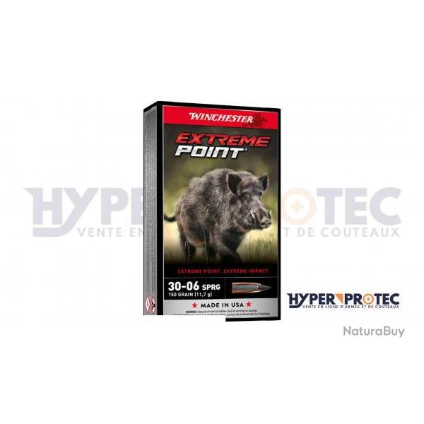 Munition 30 06 Winchester Extreme Point - 150 grains