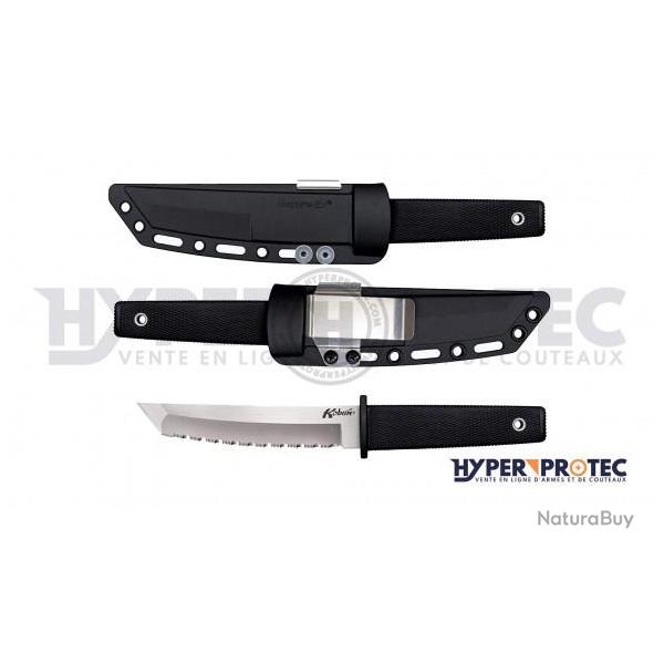 Cold Steel Kobun serrated - Poignard � lame crant�e