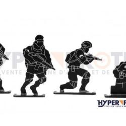 Cibles en m&eacute;tal Soldier Human Target