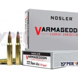Munition 222 Nosler Varmageddon