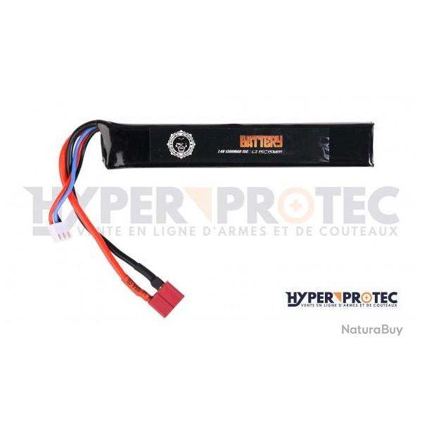 Dual Code LiPo 7,4v 1300 mah - batterie airsoft