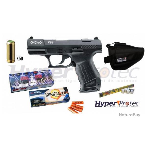 Pack �t� P99 noir avec accessoires et fus�es