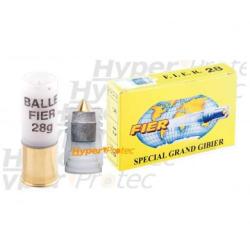 Cartouche Calibre 12/70 Fier Grand Gibier