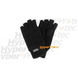 Mitaines noires extensibles Thinsulate