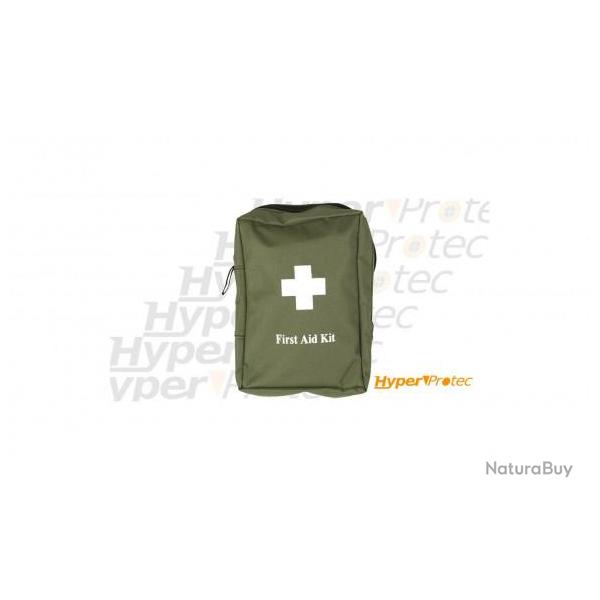 Kit de premier secours 30 pi�ces en pochette kaki