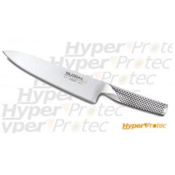 Couteau de cuisine Global G2 full inox type santoku - 20 cm