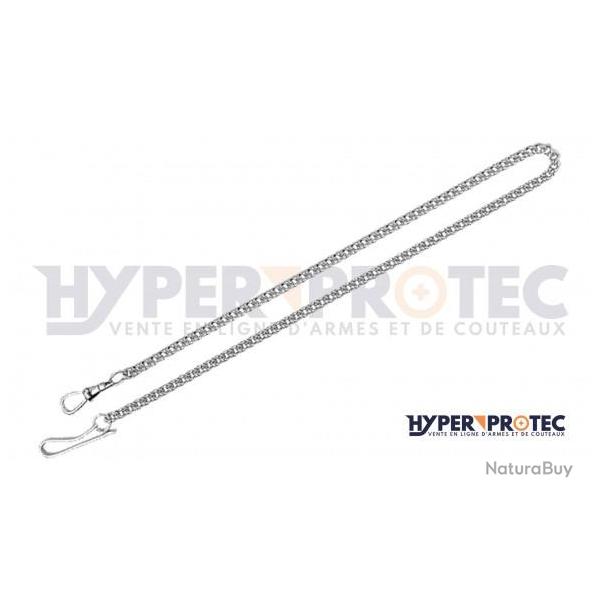 Chaine Gourmette chrom� patte 45 cm