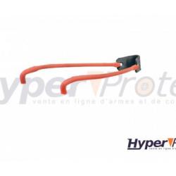 Elastique tubulaire pour lance pierre ou fronde - Rouge