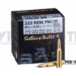 Munition 222 Sellier & Bellot FMJ - 100