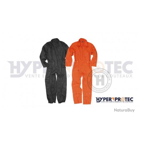 Combinaison noire de groupe intervention GIGN - Noir - XL