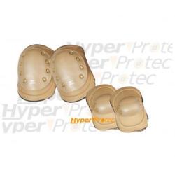 Protection airsoft genouill&egrave;res et coudi&egrave;res - TAN