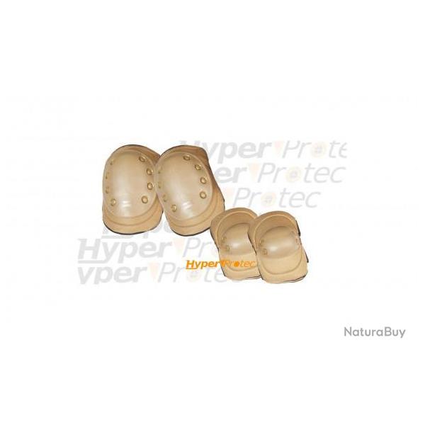Protection airsoft genouillres et coudires - TAN