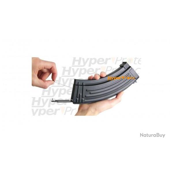 Chargeur m�tal 520 billes pour AK 47 AEG Flash