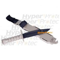 Ba&iuml;onnette en plastique souple TAN pour r&eacute;plique airsoft