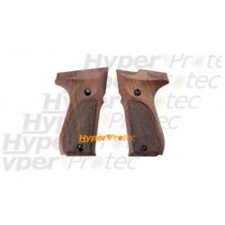 Jeu de plaquettes bois pour Walther CP 88 &agrave; plombs