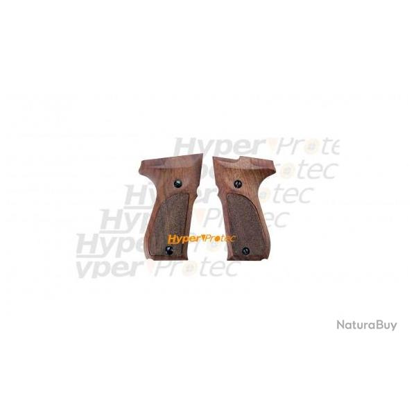 Jeu de plaquettes bois pour Walther CP 88  plombs