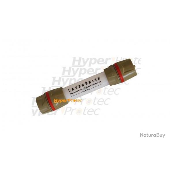B�ton de lumi�re double couleur rouge submersible Lazerbrite