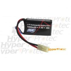 Batterie airsoft Li-Po 7.4V 1000mAh