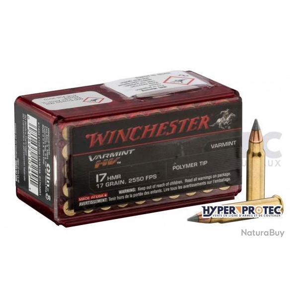 Munition 17 HMR Winchester Varmint HV