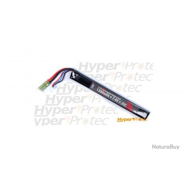 Batterie rechargeable Li-Po 1300mAh 7.4V 25C