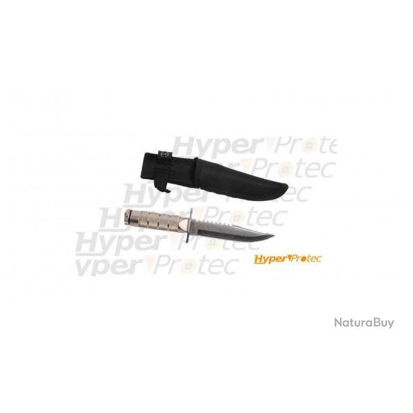 Petit poignard de survie inox - lame 12 cm