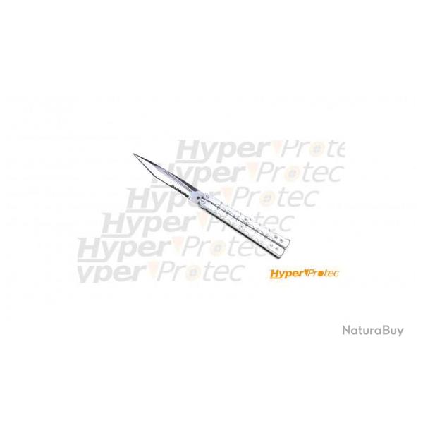 Couteau papillon silver-alien argent�