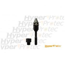 Pointe de fl&egrave;che &agrave; roulements pour extraction facile