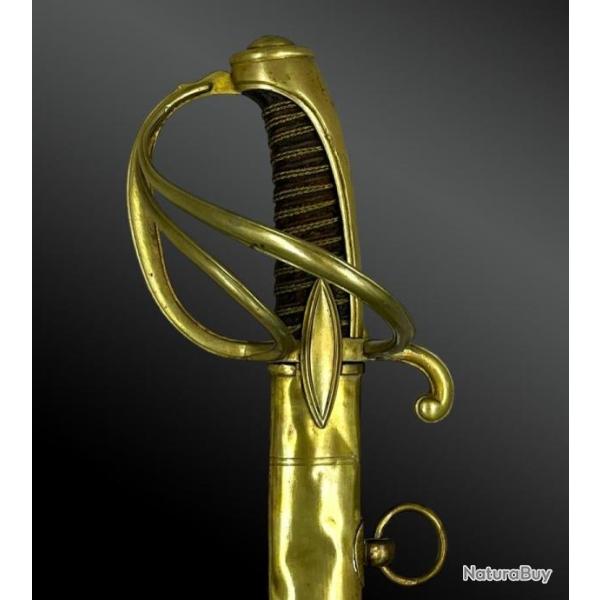 SABRE D'OFFICIER DE CAVALERIE LEGERE ou DE CHASSEUR - France - XIX�me si�cle
