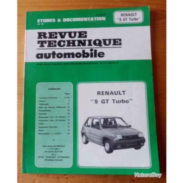 Revue technique R5 GT Turbo