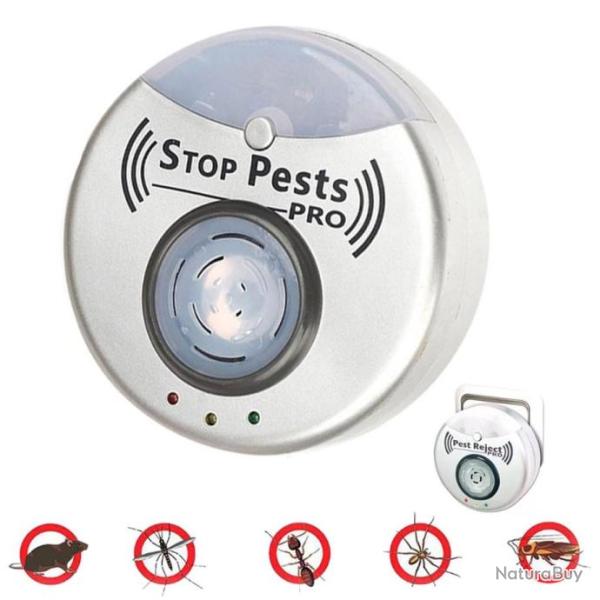 PEST REJECT PRO R�PULSIF ELECTRIQUE ULTRASON SOURIS MOUSTIQUE FOURMIS ARAIGN�ES