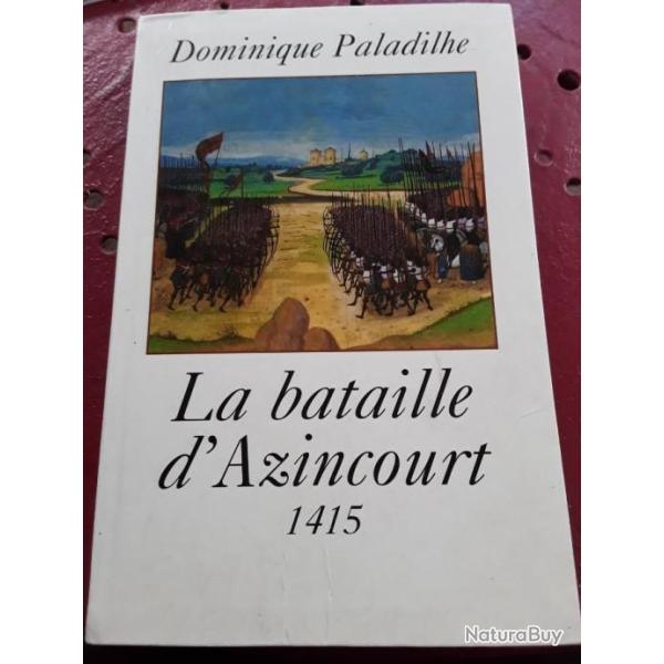 Livre la bataille d'AZincourt 1415