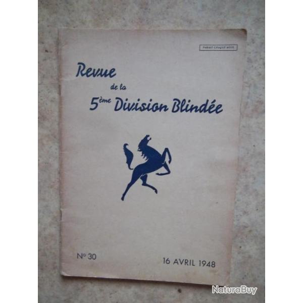 document revue de la 5 �me Division Blind�e 1948 DB