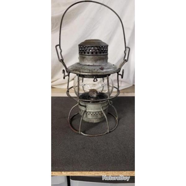 Lampe USA Adlake Kero ww2 chemin de fer