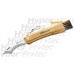 Couteau &agrave; champignons Maserin manche olivier