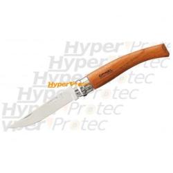 Opinel Lame effil&eacute;e Manche bubinga N&deg;8 - 8 cm