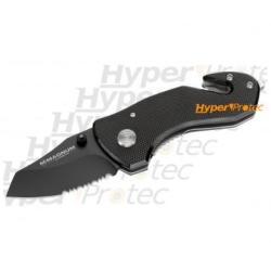 Petit couteau Black Rescue avec brise glace