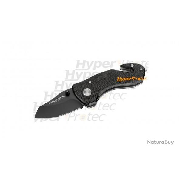 Petit couteau Black Rescue avec brise glace