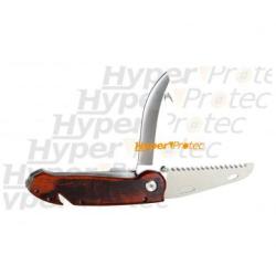 Couteau de poche - chasseur avec scie
