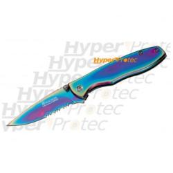 Couteau pliant tout m&eacute;tal - Rainbow II