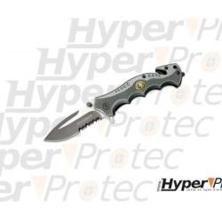 Couteau pliant SWAT Res-Q de Boker avec lame mixte &agrave; ouverture assist&eacute;e