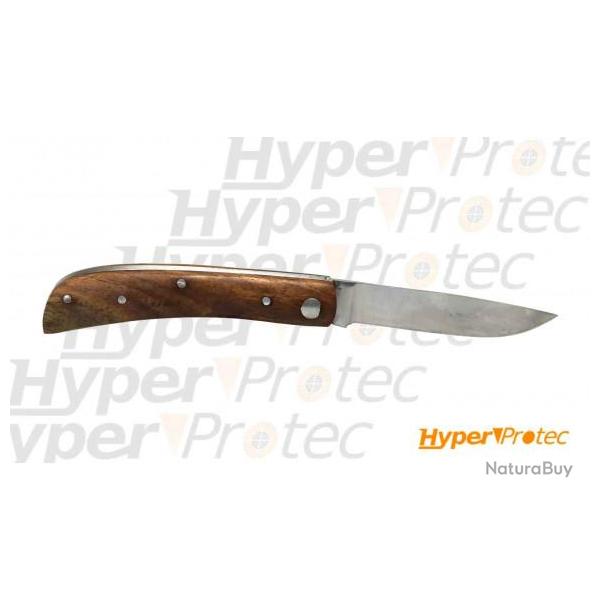 Couteau pliant manche bois fonc� lame 7 cm