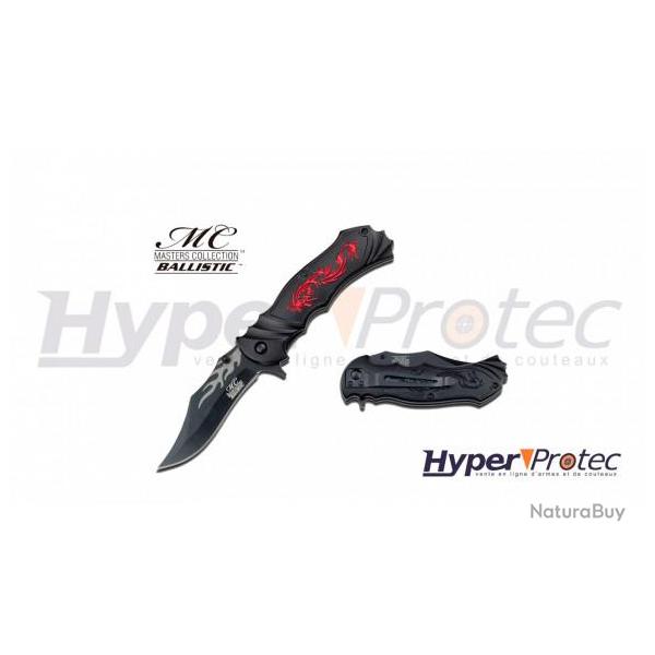 Couteau de poche pliant Red dragon avec ouverture assist�e