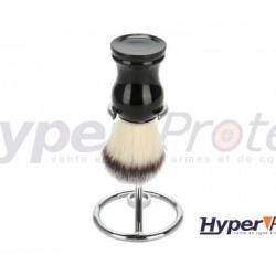 Support rasoir et blaireau en acier inoxydable de barbier