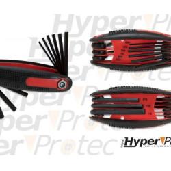 Jeu de Cl&eacute; 6 pans Allen syst&egrave;me US en pouce pour arbal&egrave;te