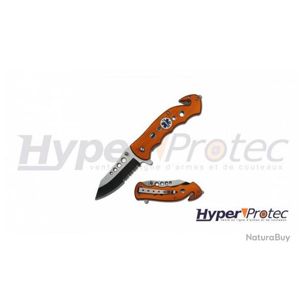 Couteau Tac Force Samu Medic lame mixte avec ouverture assiste