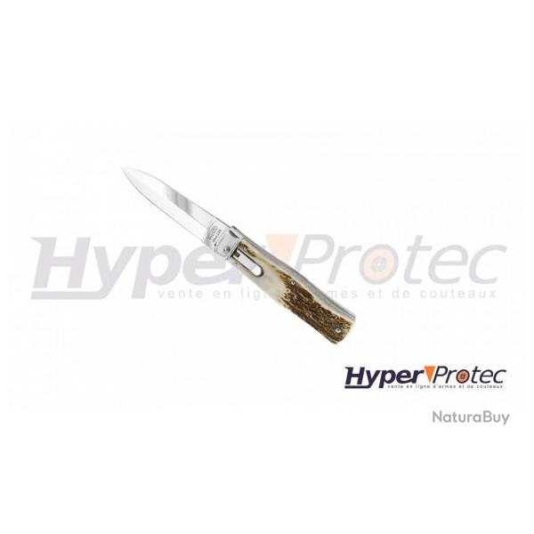 Couteau automatique Mikov Predator manche bois de cerf